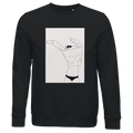 Canotta Donna Stile Minimal Cat - Cotone Morbido e Design Moderno - Organic Unisex Crewneck Sweatshirt | SOL'S Comet 03574 - Kawaii Therapy Shop