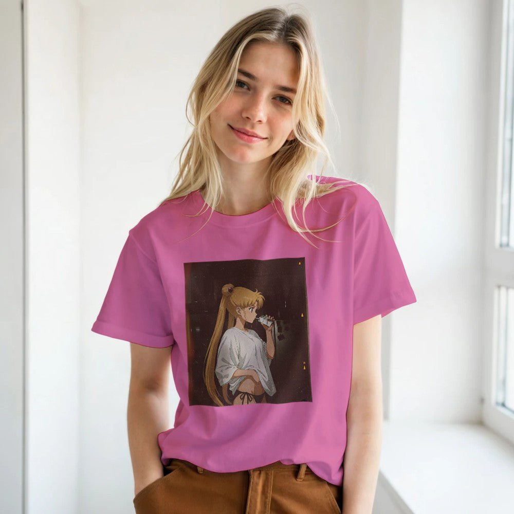 Sailor Moon Graphic T-Shirt - Premium Soft Cotton Tee - Kawaii Therapy Shop