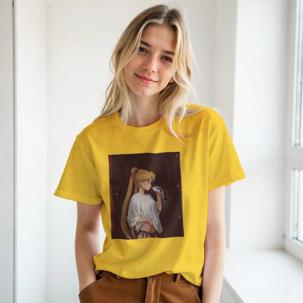 Sailor Moon Graphic T-Shirt - Premium Soft Cotton Tee - Kawaii Therapy Shop