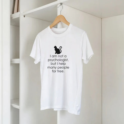 I Am Not A Psychologist But I Help Many People For Free T-Shirt - Premium Quality Graphic Tee - Kawaii Therapy Shop