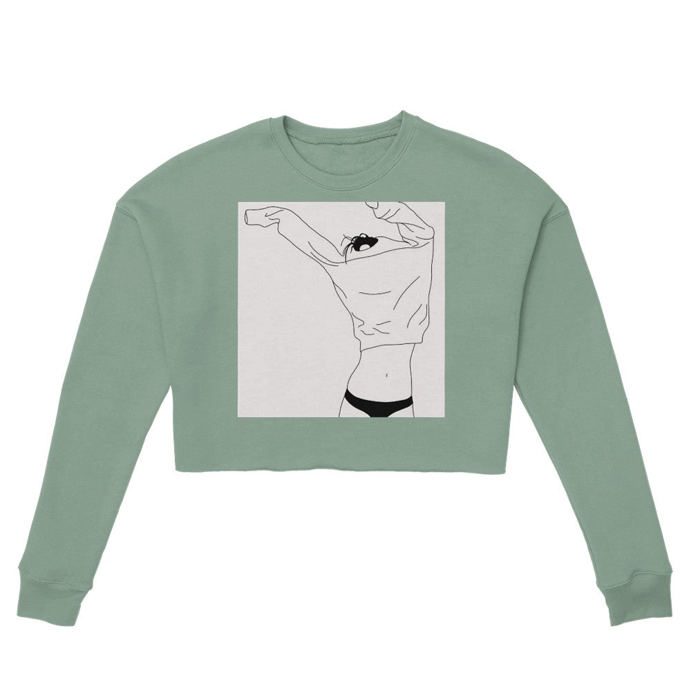 Women's Cropped Sweatshirt | Bella + Canvas 7503 - Kawaii Therapy Shop