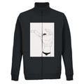 Canotta Donna Stile Minimal Cat - Cotone Morbido e Design Moderno - Recycled blend Unisex Full-zip Sweatshirt | SOL'S Cooper 04240 - Kawaii Therapy Shop