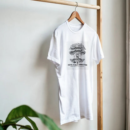 Digital Climate Connection Graphic T-Shirt - Premium Soft Cotton Tee - Kawaii Therapy Shop