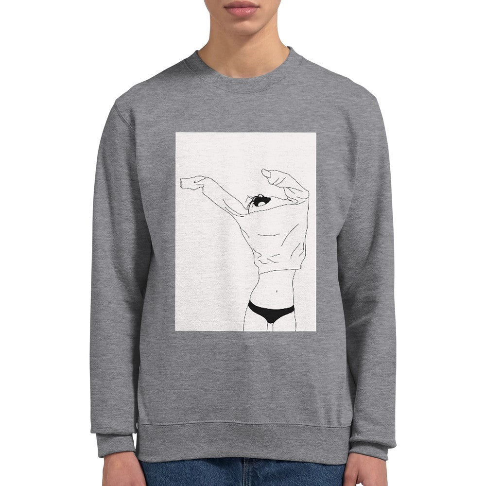 Felpa Girocollo Minimal Style Donna - Premium Unisex - Kawaii Therapy Shop