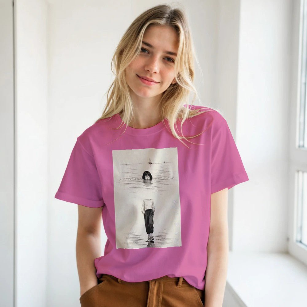 Fluting Girl Me Graphic T-Shirt – Premium Soft Cotton Tee - Kawaii Therapy Shop