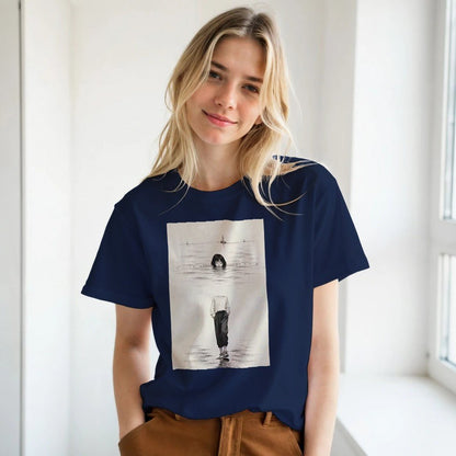 Fluting Girl Me Graphic T-Shirt – Premium Soft Cotton Tee - Kawaii Therapy Shop