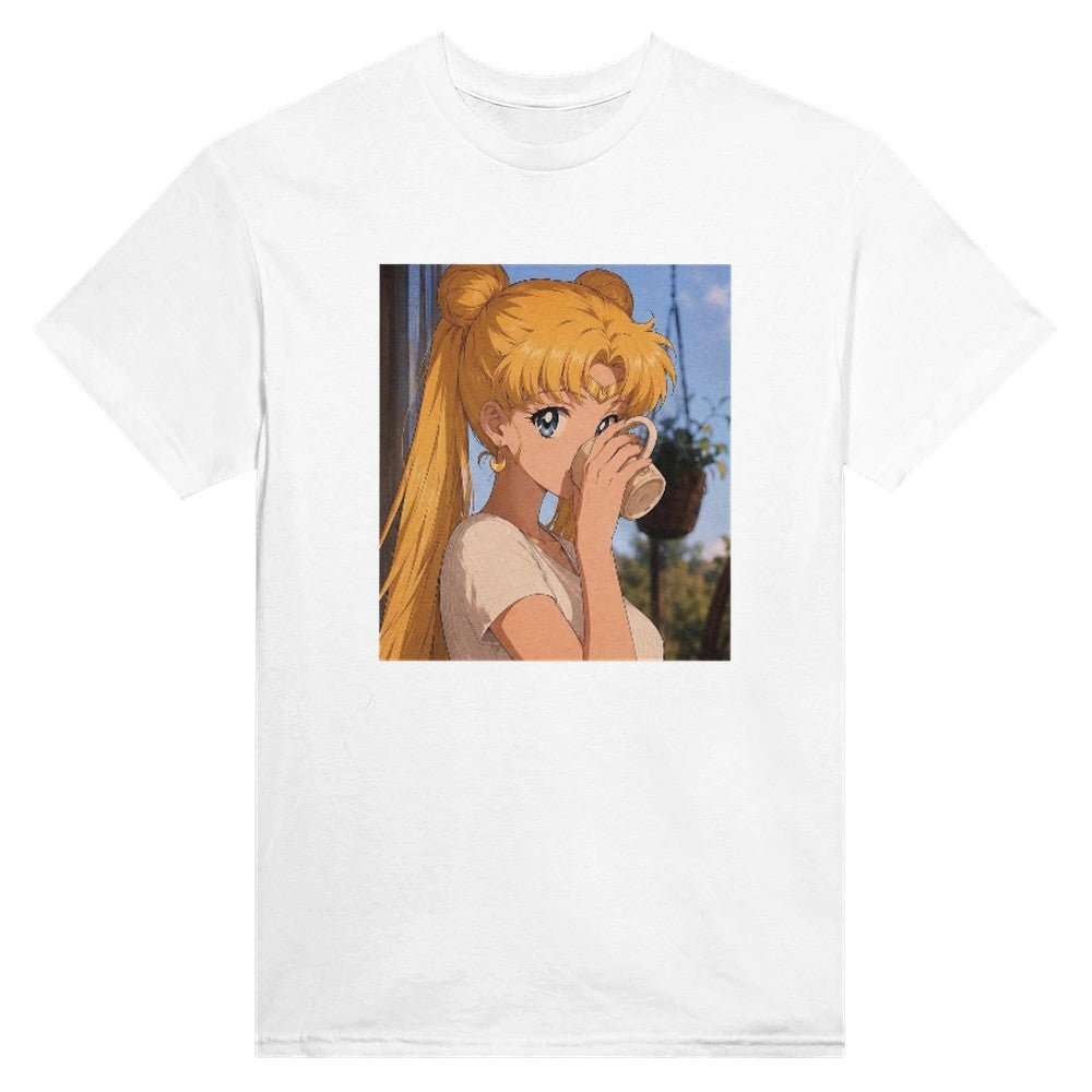 Sailor Moon Graphic T-Shirt - Premium Heavyweight Cotton Casual Tee - Kawaii Therapy Shop