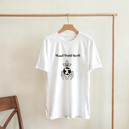 Wood Waid Weeb Minimal T-Shirt – Premium Heavyweight Cotton Tee - Kawaii Therapy Shop