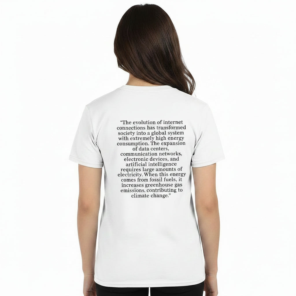 Digital Climate Connection Graphic T-Shirt - Premium Soft Cotton Tee - Kawaii Therapy Shop