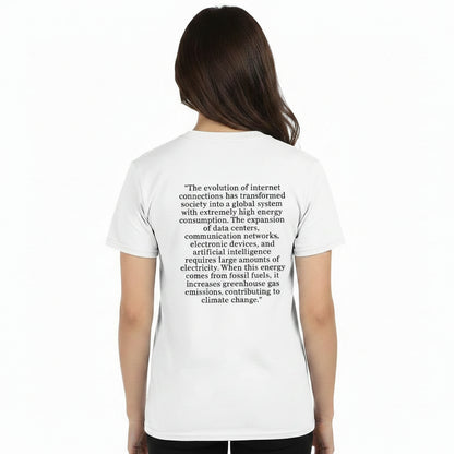 Digital Climate Connection Graphic T-Shirt - Premium Soft Cotton Tee - Kawaii Therapy Shop
