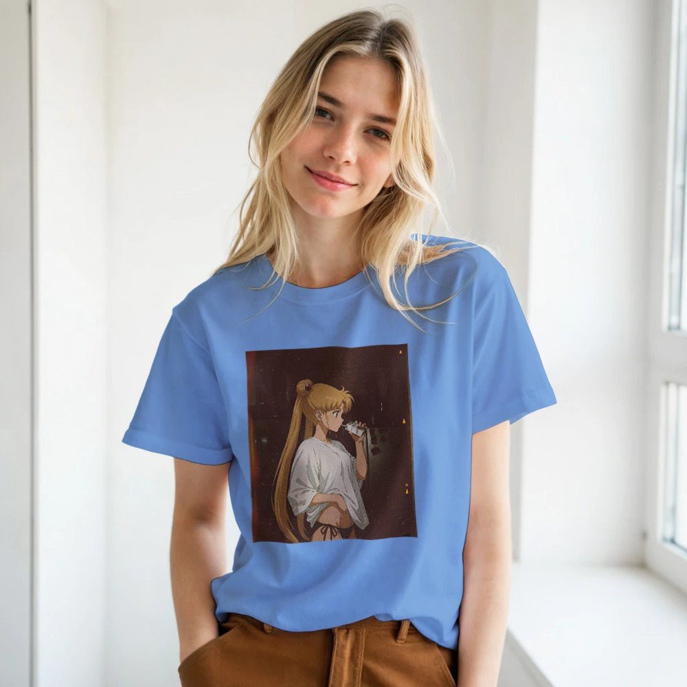 Sailor Moon Graphic T-Shirt - Premium Soft Cotton Tee - Kawaii Therapy Shop