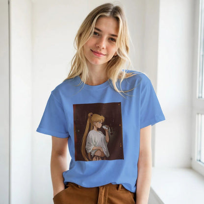 Sailor Moon Graphic T-Shirt - Premium Soft Cotton Tee - Kawaii Therapy Shop